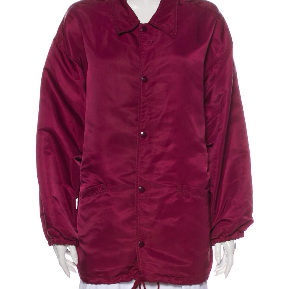Balenciaga Maroon Satin jacket